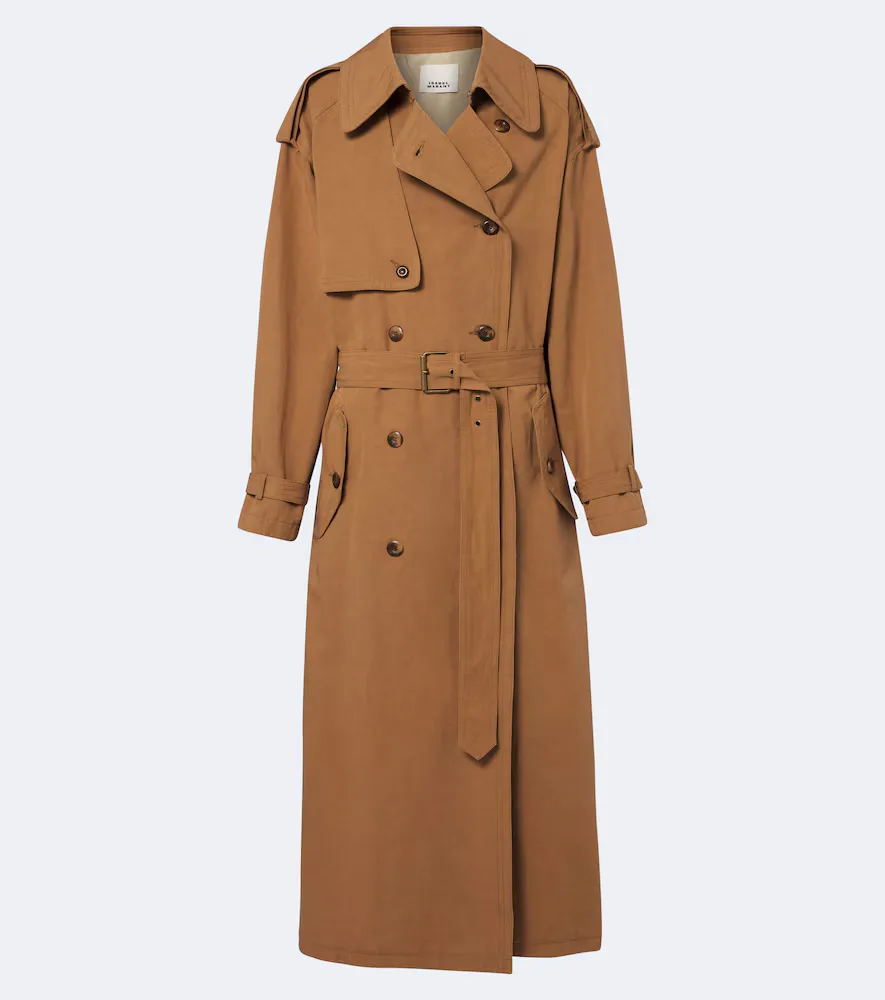 Violette Cotton and Linen Trench Coat