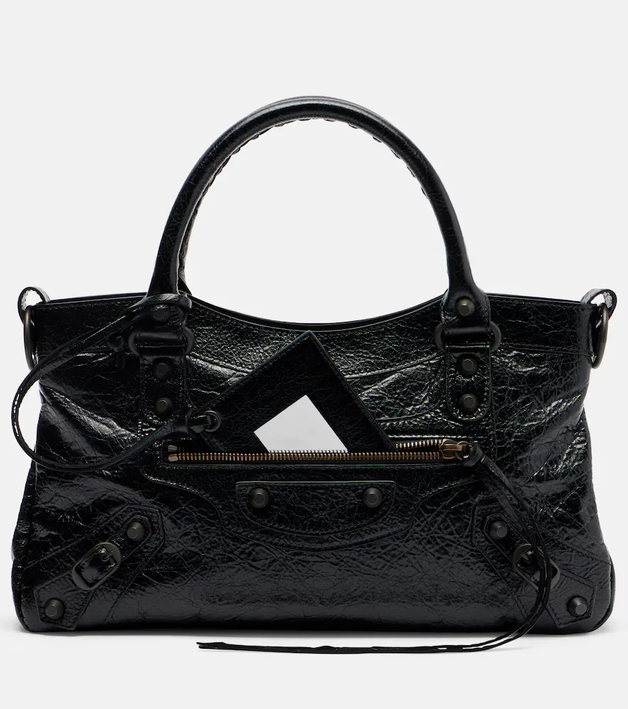 Le City Small Leather Top-Handle Bag