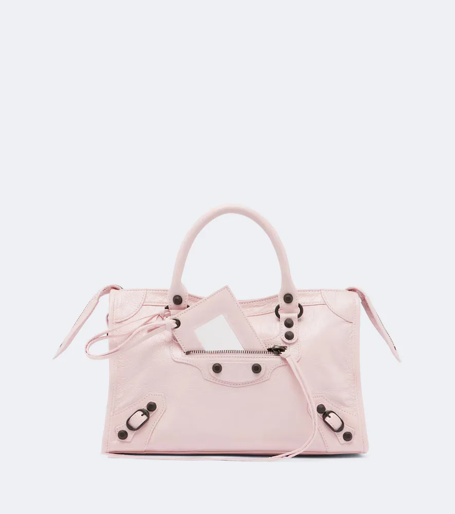 Le City Small Leather Top-Handle Bag