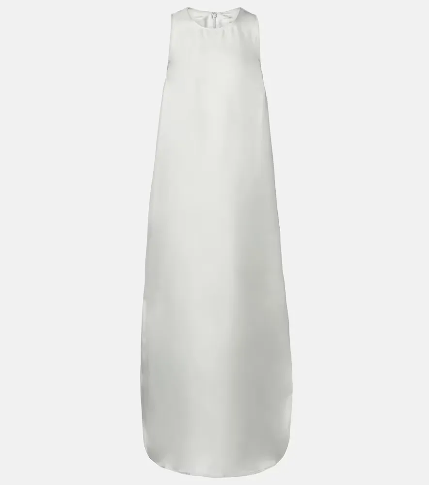 Paloma Silk Satin Maxi Dress