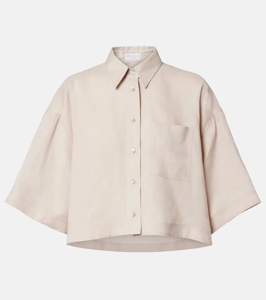 Oversized Linen Shirt
