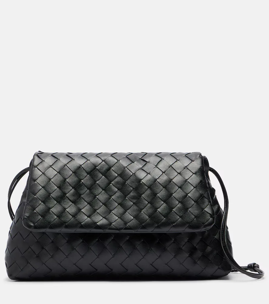 Giorno Small Intrecciato Leather Shoulder Bag