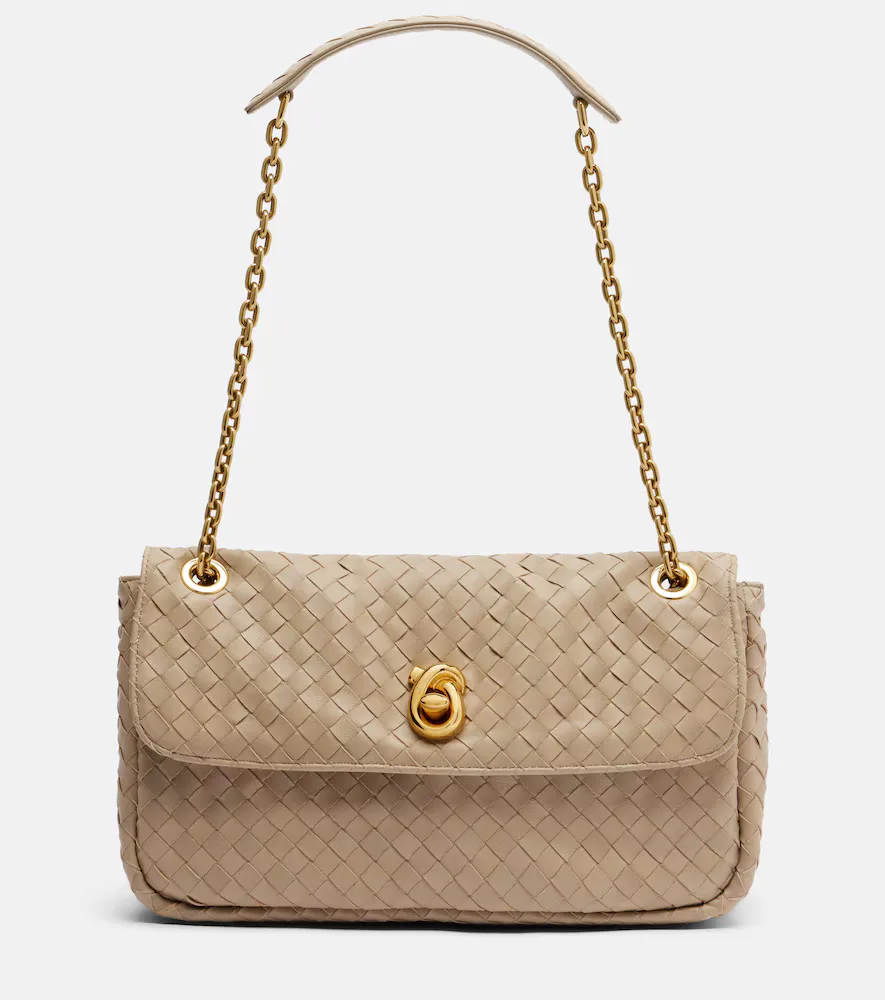 Madison Intrecciato Leather Shoulder Bag