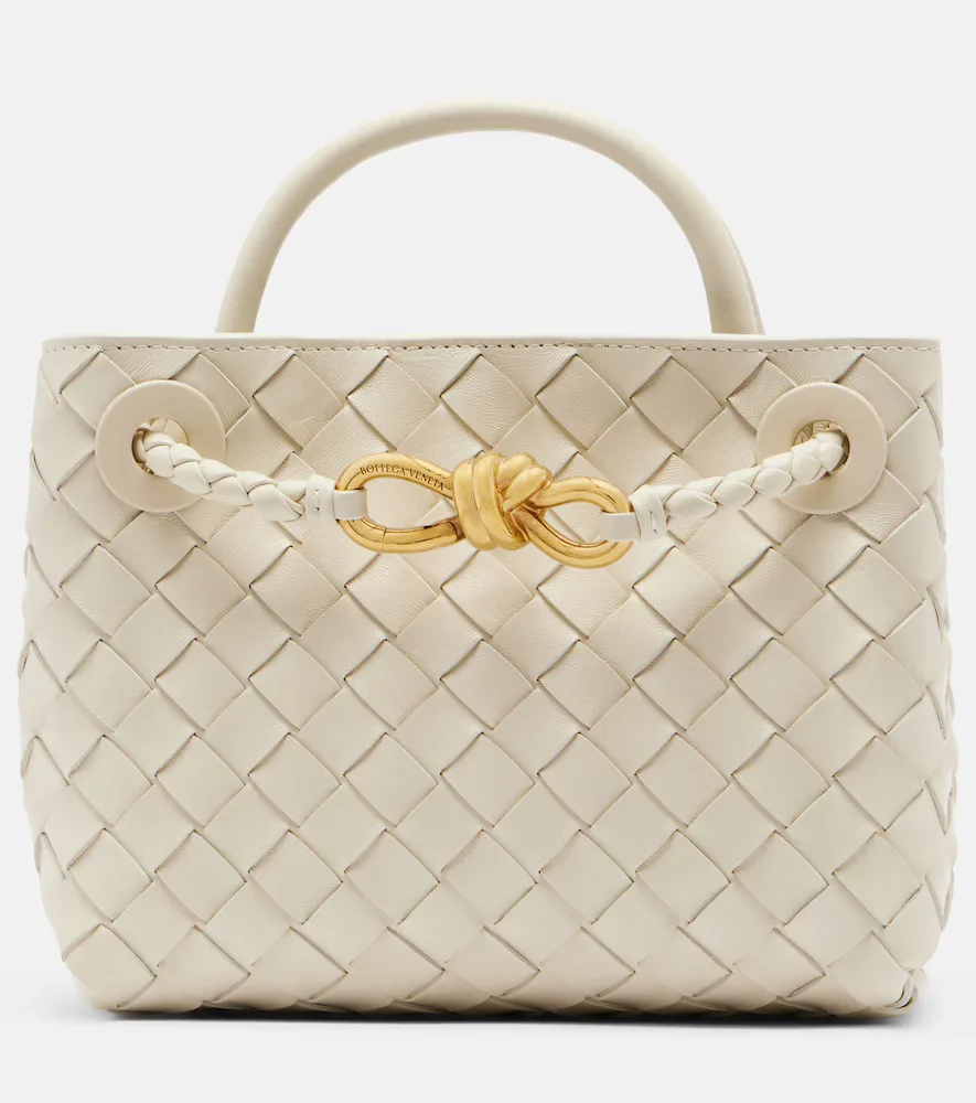 Andiamo Mini Leather Top-Handle Bag
