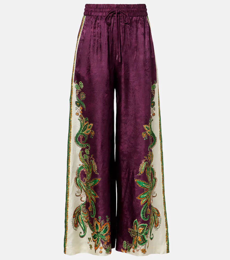 Ruthie Printed Wide-Leg Pants