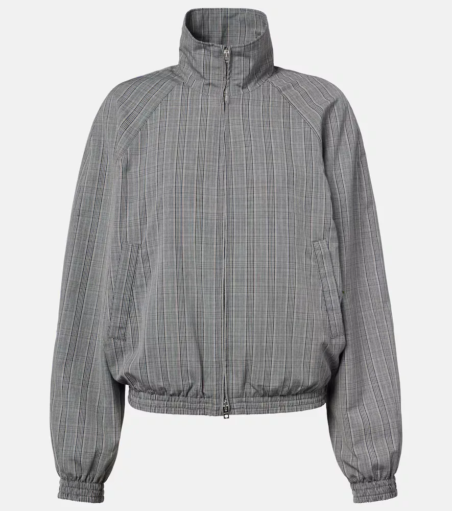 Checked Technical Jacket