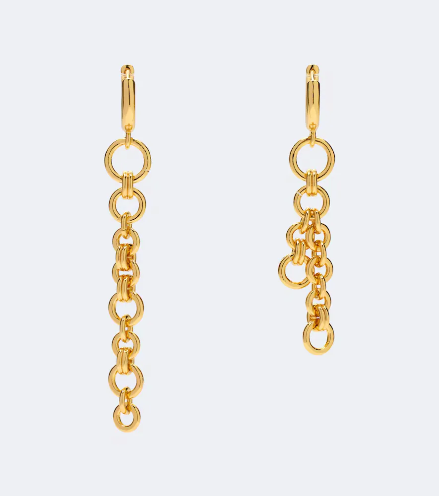 Déhanche Revenge Asymmetric Chain Drop Earrings