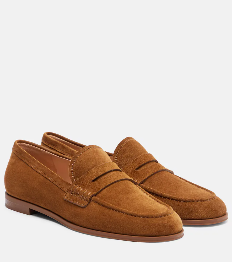 Georgie Suede Penny Loafers