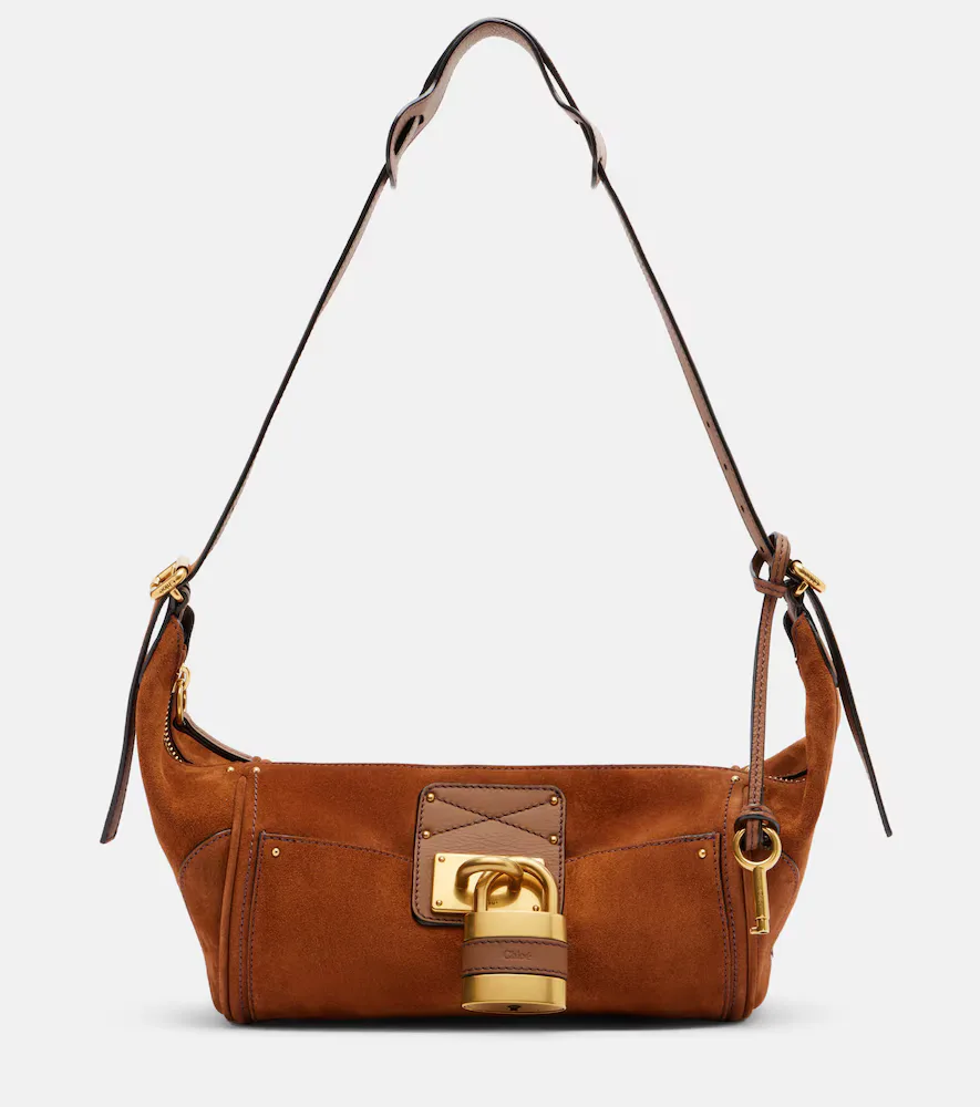 Paddington Small Suede Shoulder Bag