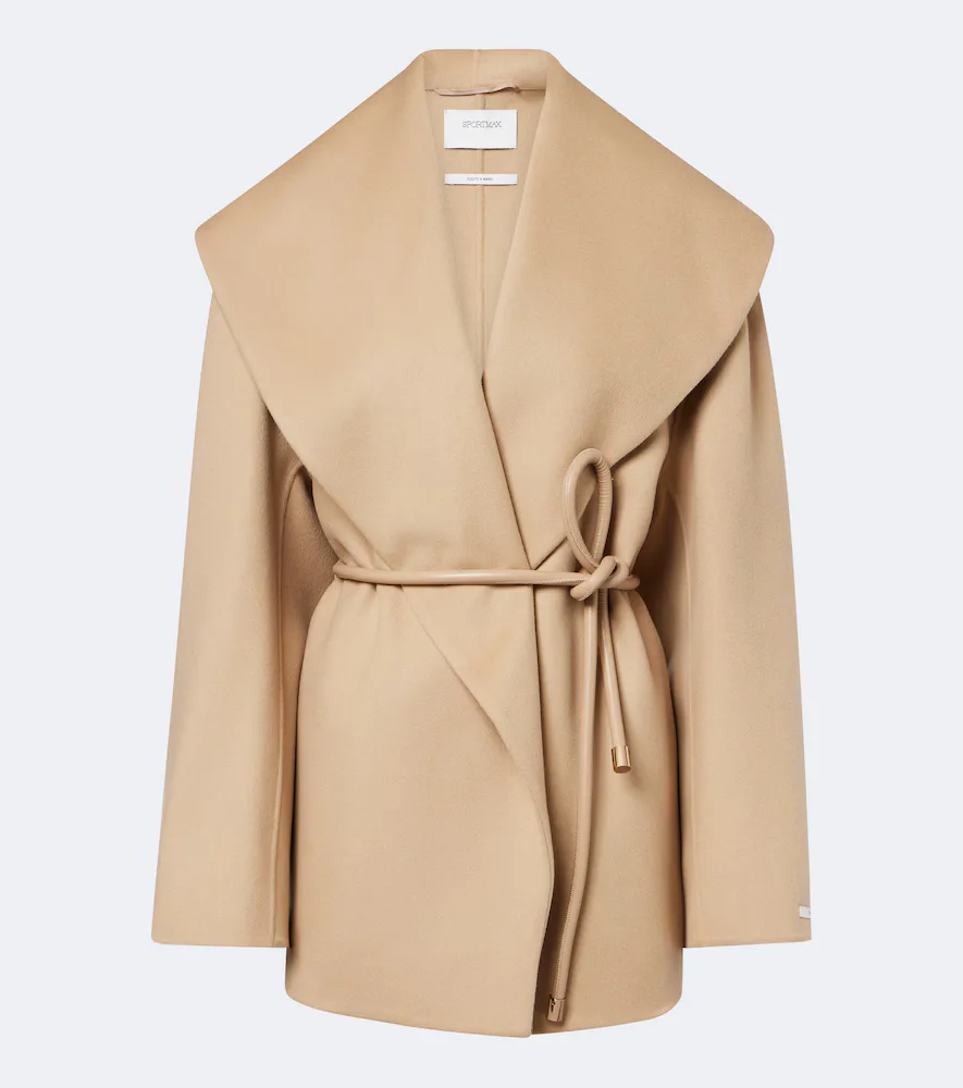 Virgin Wool Coat by Sportmax