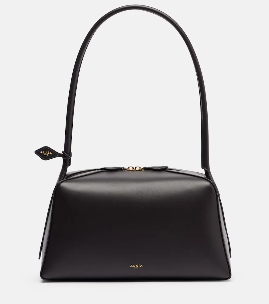 Le Bouledogue Leather Shoulder Bag
