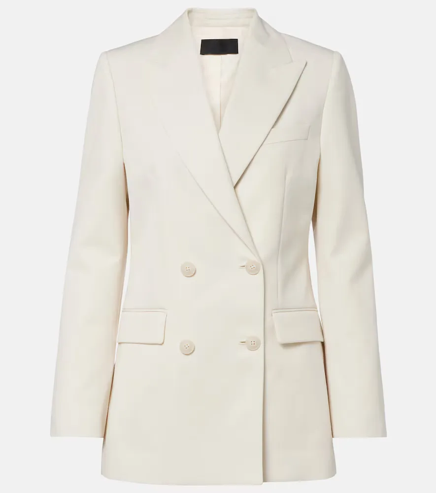 Weston Double-Breasted Virgin Wool Blazer