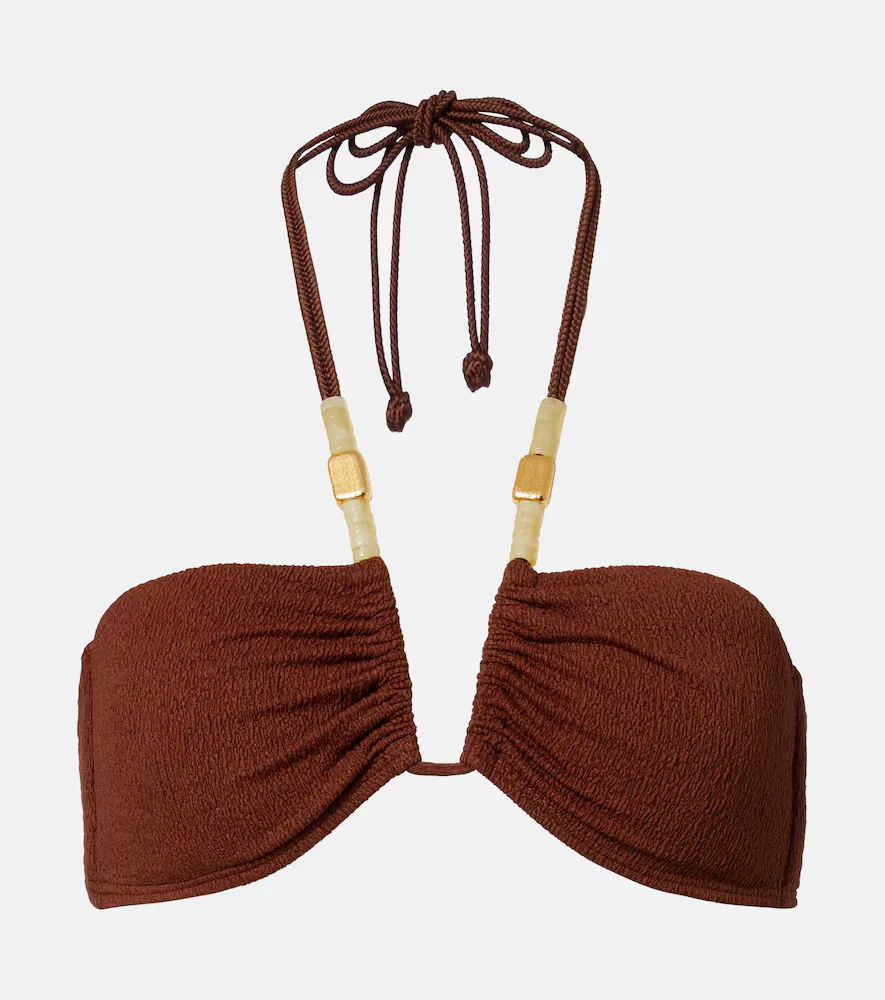 Harper Carol Beaded Bikini Top