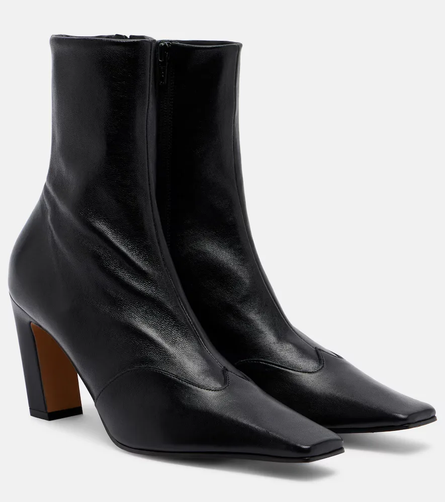 Nevada Leather Ankle Boots
