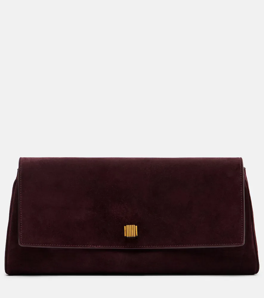 Audrey Suede Clutch
