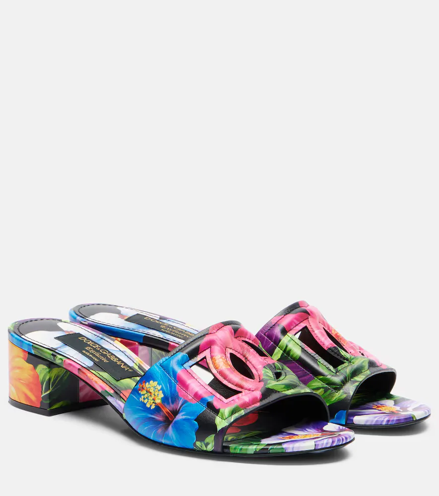 Karol DG Floral Mules
