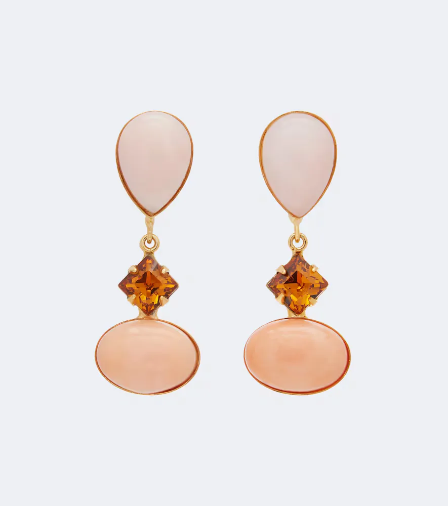 Quincy Embellished Drop Earrings