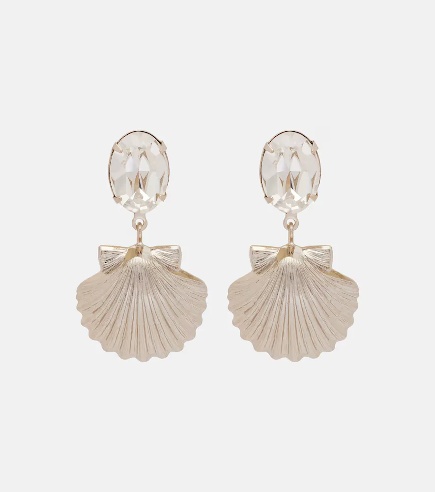 Capesante Embellished Drop Earrings
