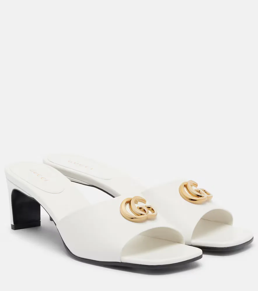 Double G Leather Mules
