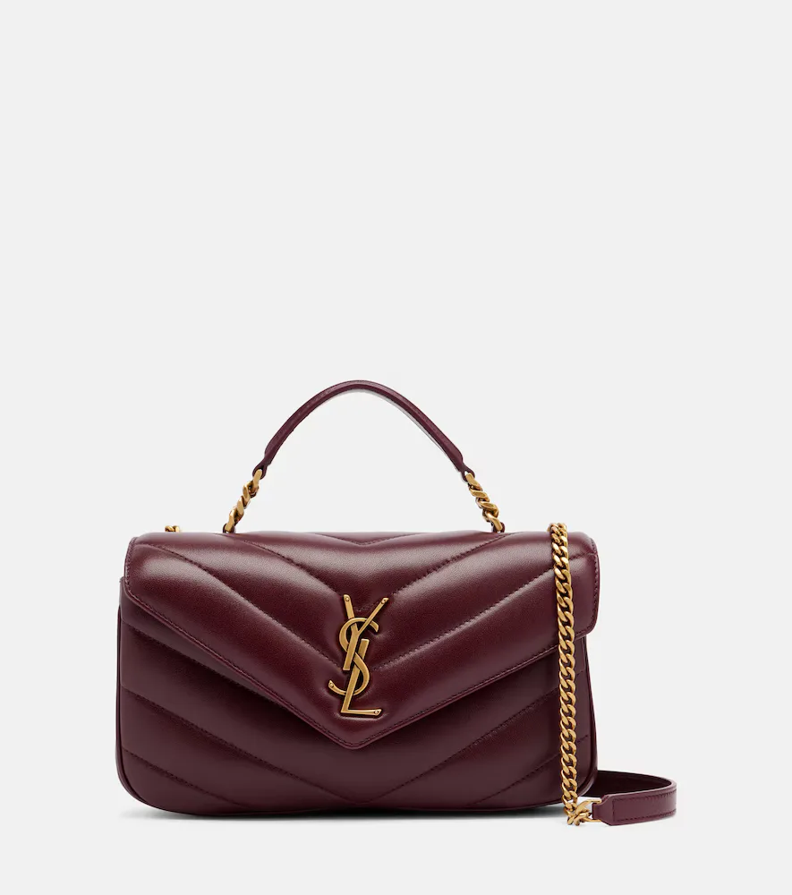 Sac Loulou Medium En Cuir by Saint Laurent