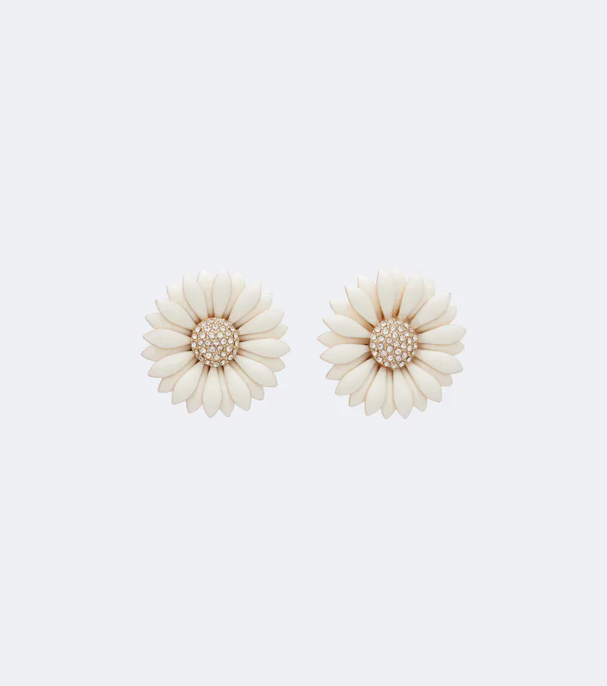 Floral Embellished Earrings