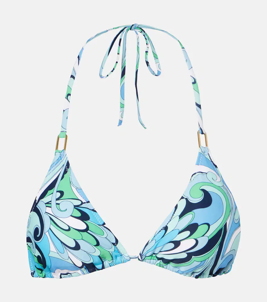 Cancun Printed Bikini Top