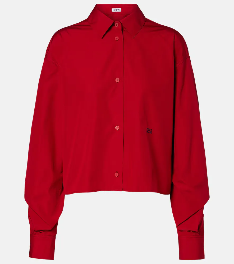 Cropped Cotton Shirt