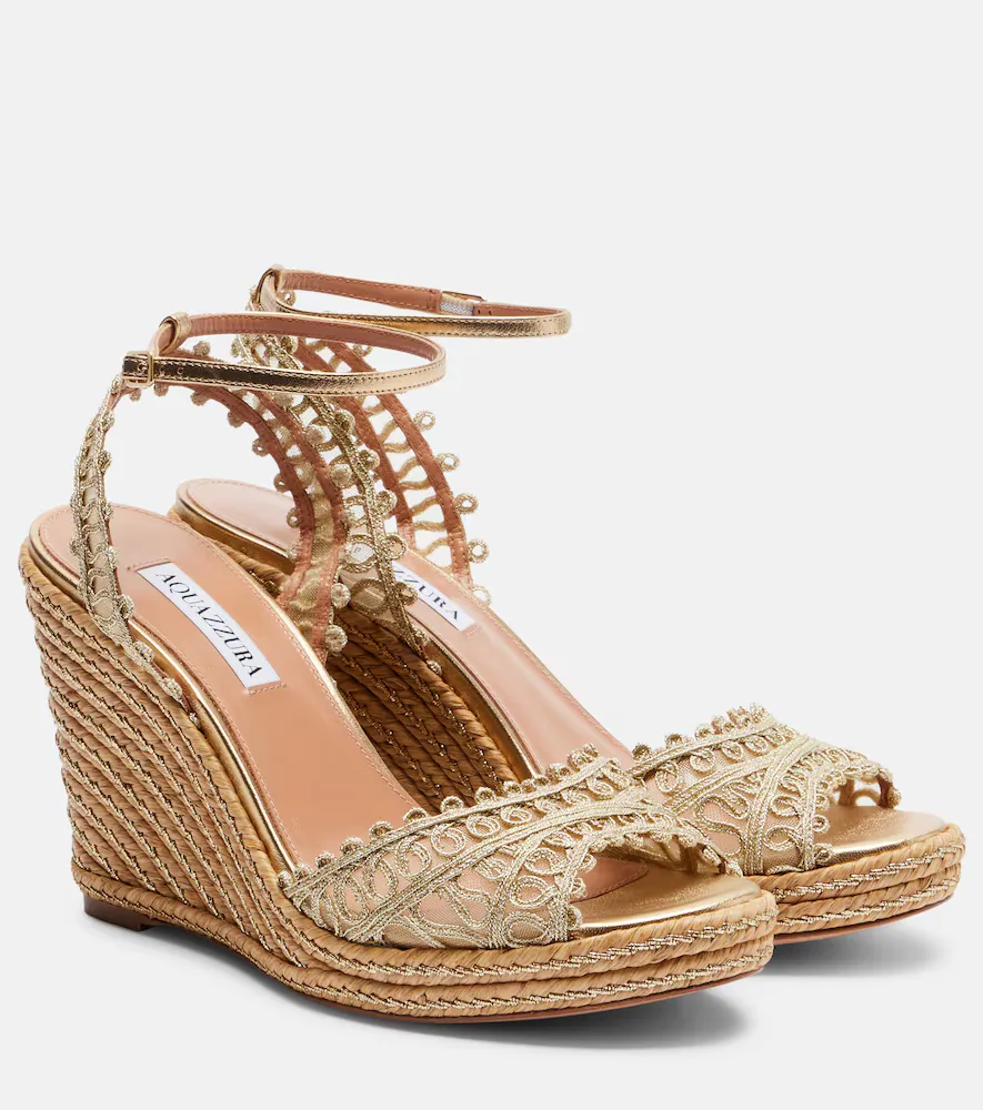 Kahlo Espadrille Wedges by Aquazzura