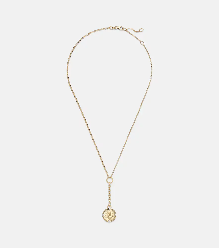 Infinite Gratitude 18kt Gold Pendant Necklace with Diamonds