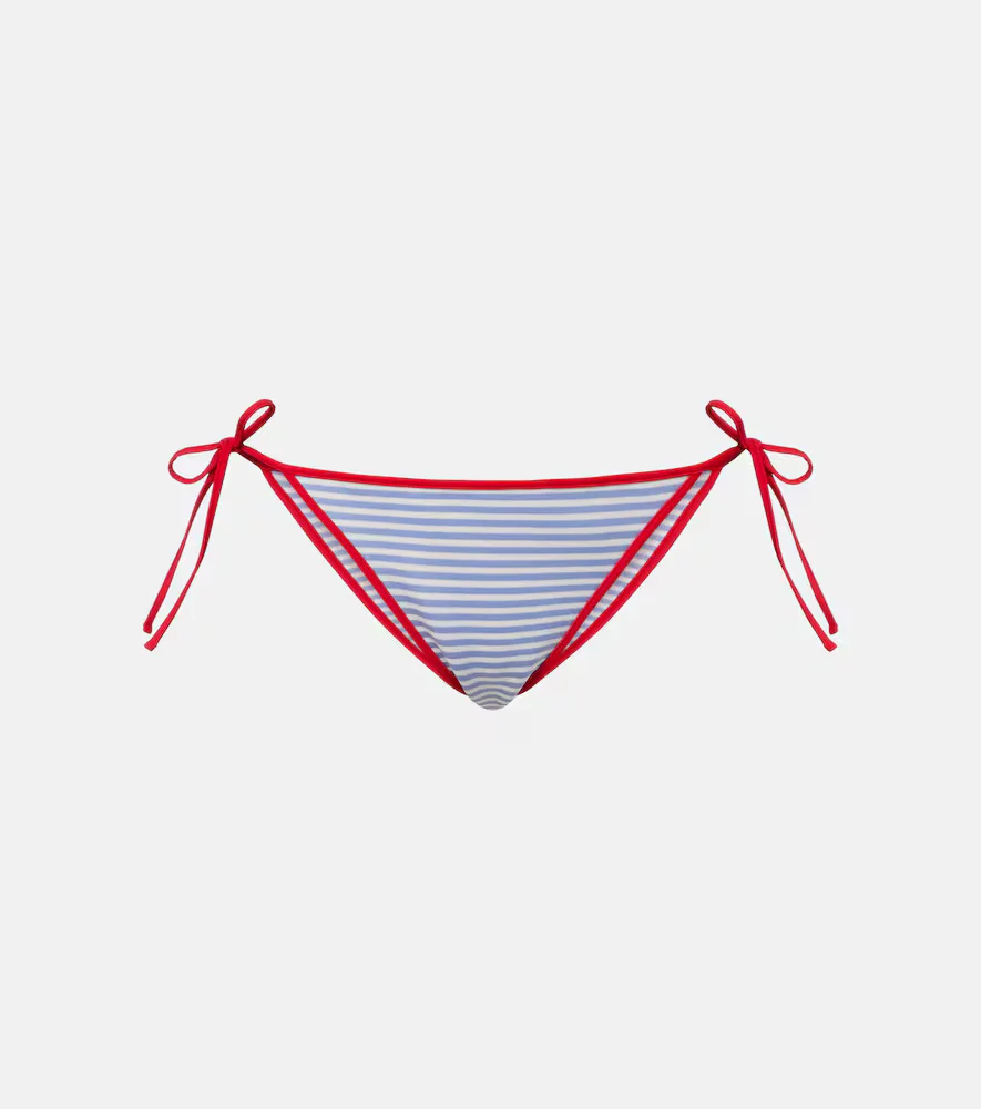 Striped Bikini Bottoms by Prada