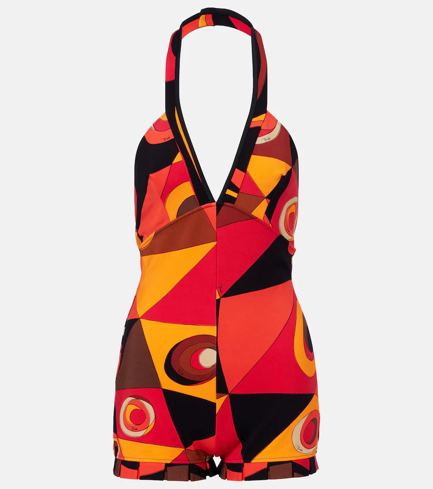 Occhi Halterneck Romper by Pucci