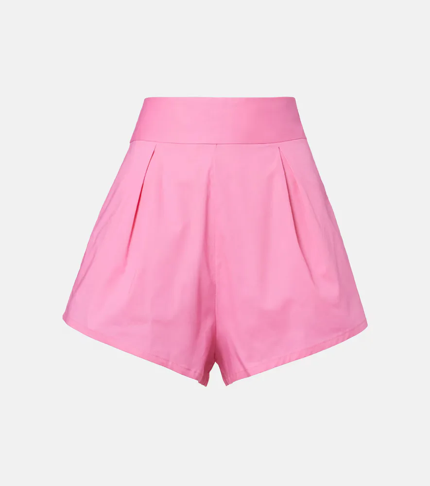 Cotton Wide-Leg Shorts by Adriana Degreas
