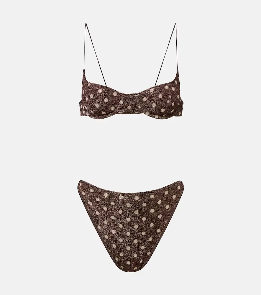 Lumière Polka-Dot Bikini by Oseree