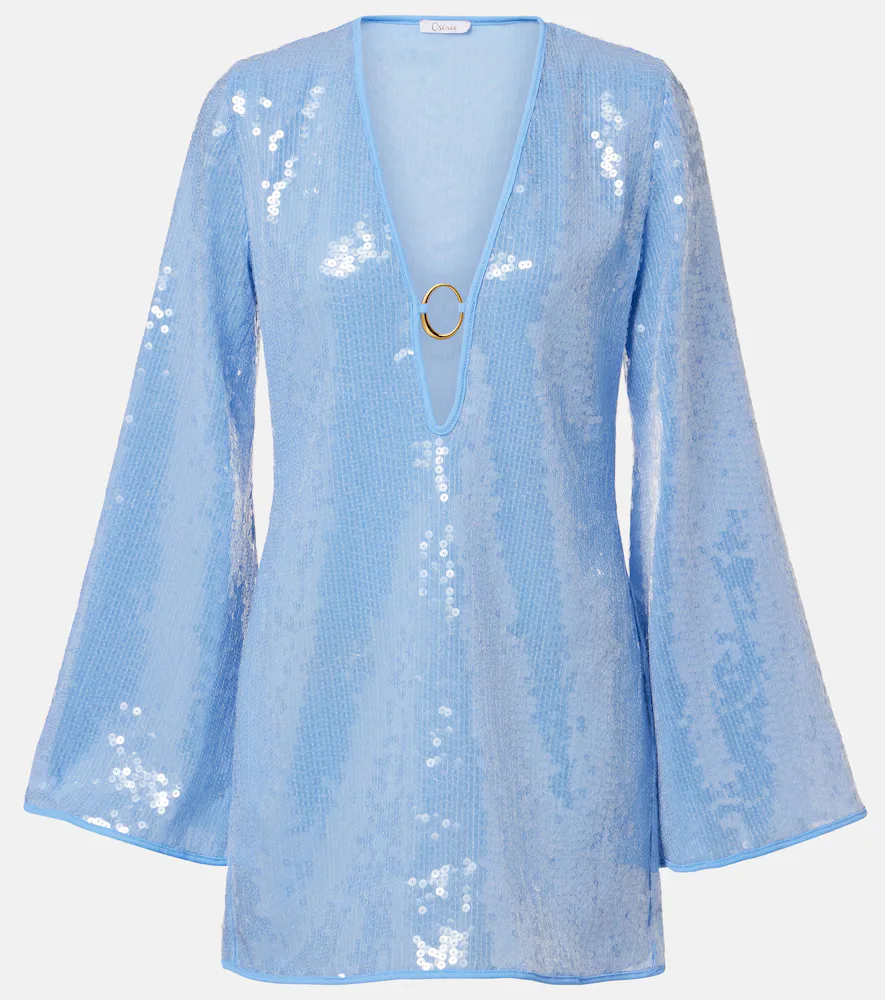 Sequined Beach Dress by Oseree
