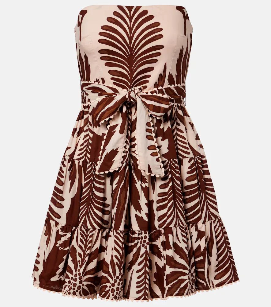 Christine Cotton Bandeau Minidress by Poupette St Barth