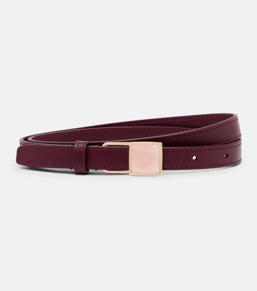 Nina Embellished Leather Belt by Gabriela Hearst