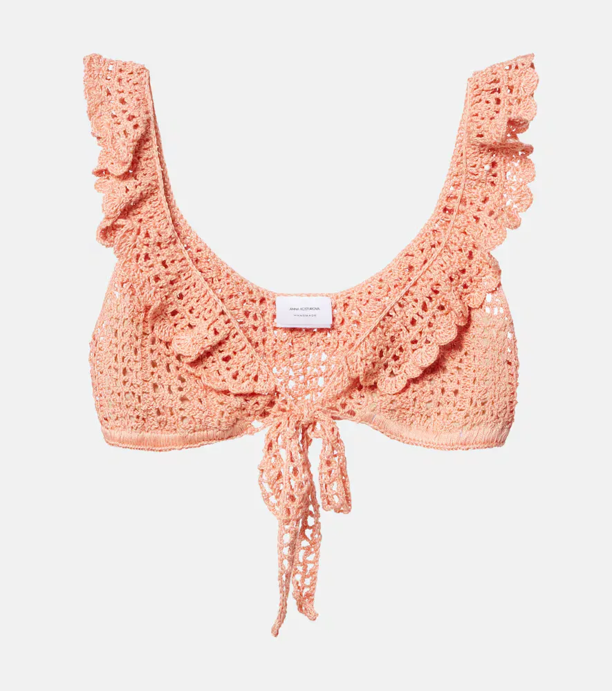 Crochet Bra Top by Anna Kosturova