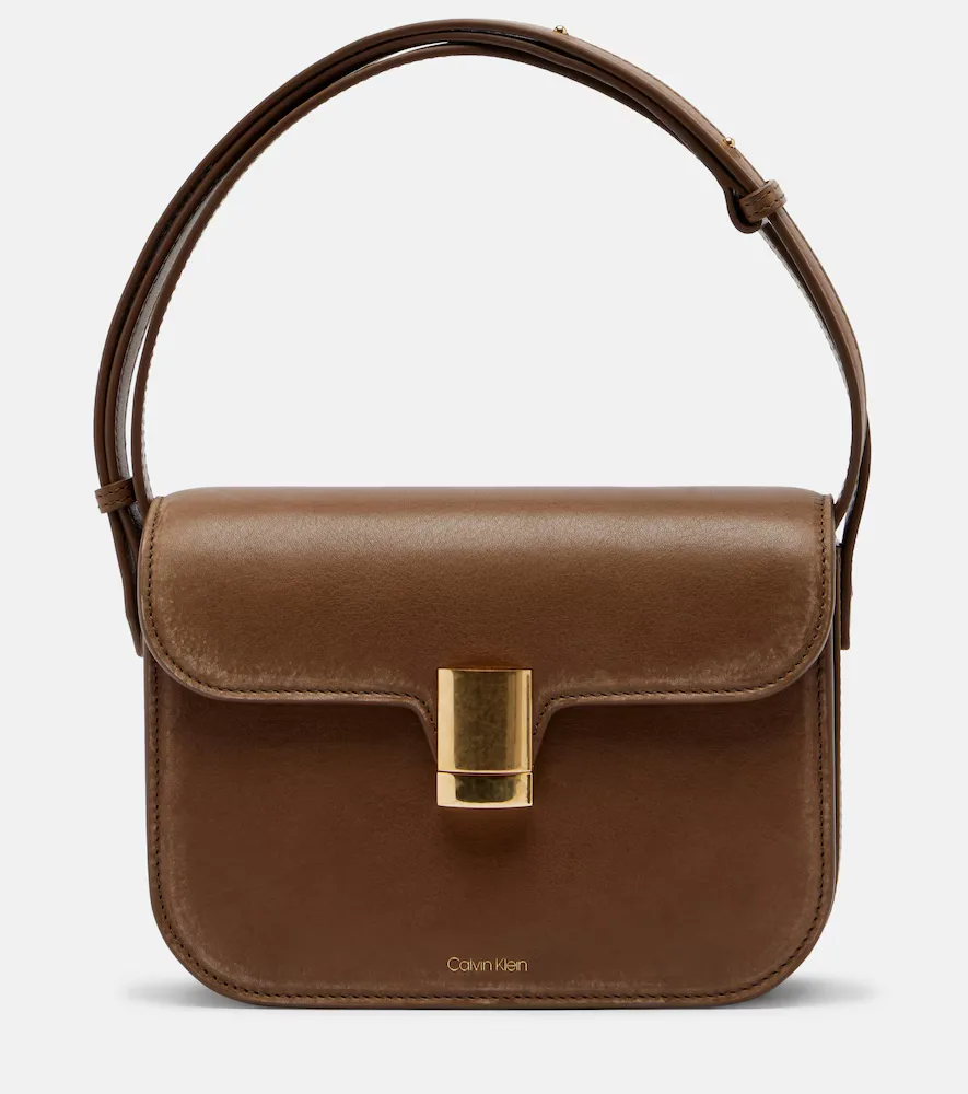 Tilla Small Leather Shoulder Bag by Calvin Klein Collection