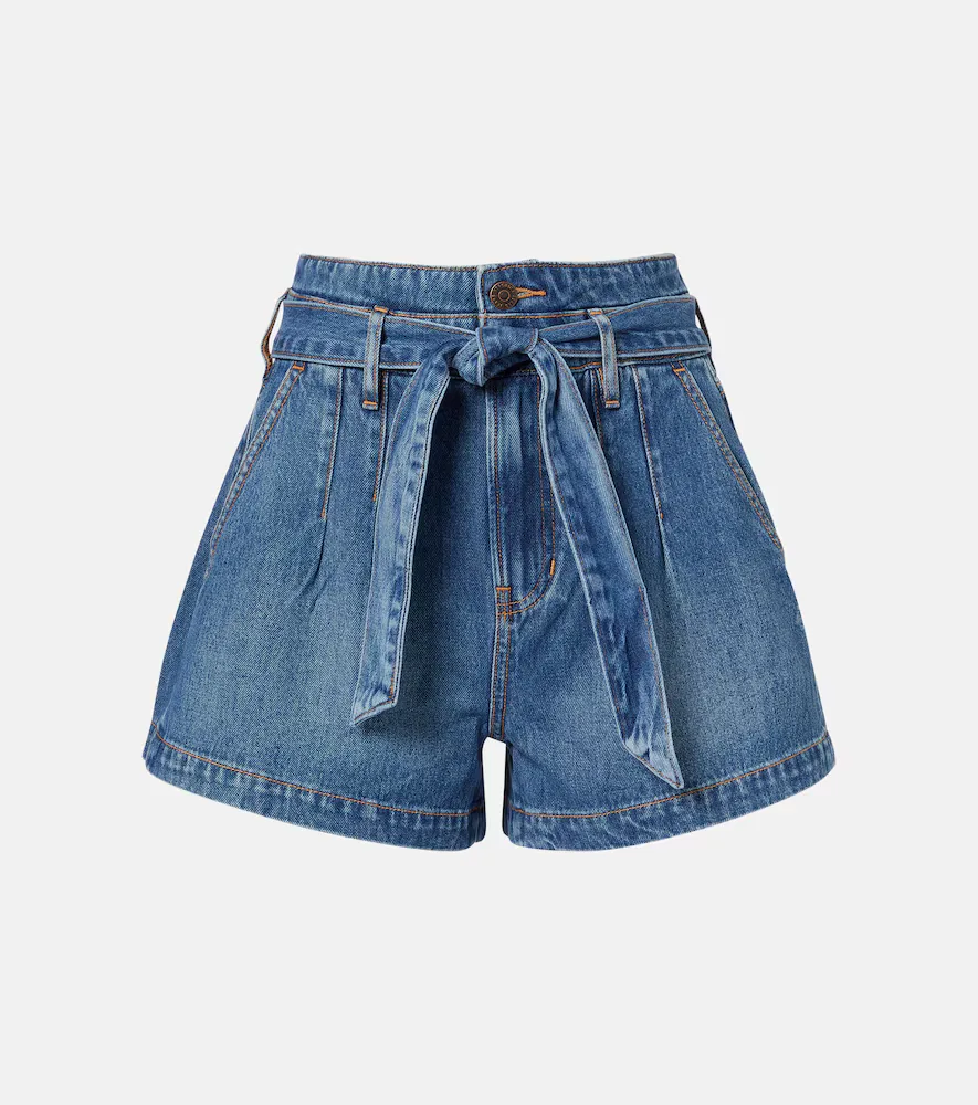Jaylen Denim Shorts by Veronica Beard