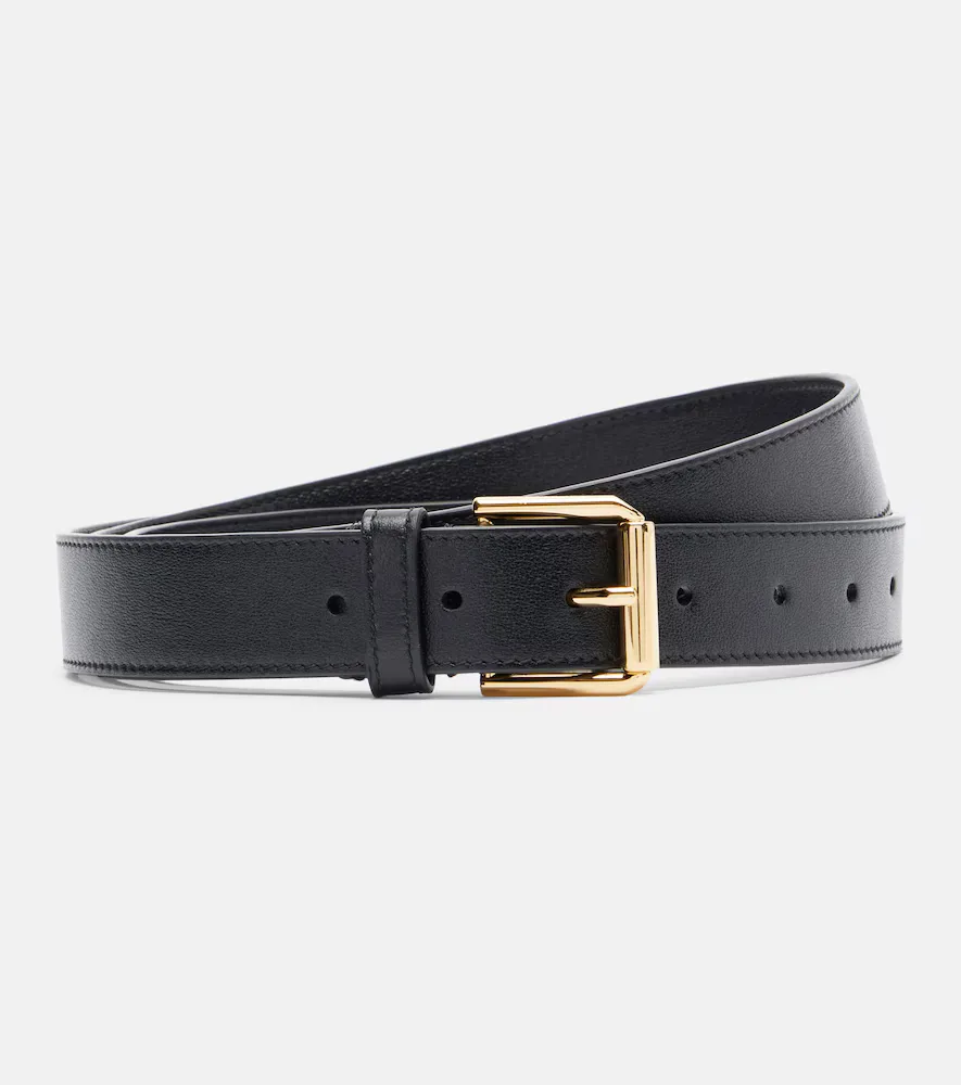 Voyou Leather Belt by Givenchy