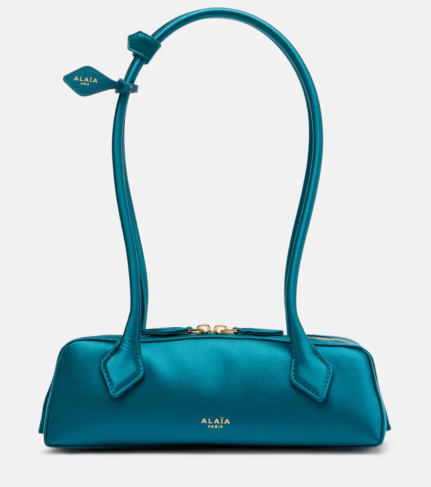 Le Teckel Small Satin Shoulder Bag