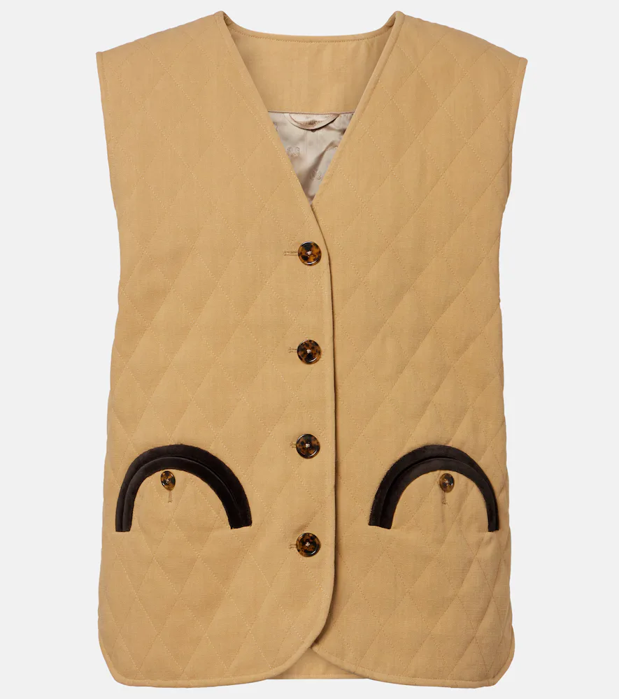 Suffolk Quilted Cotton Vest by Blaze Milano