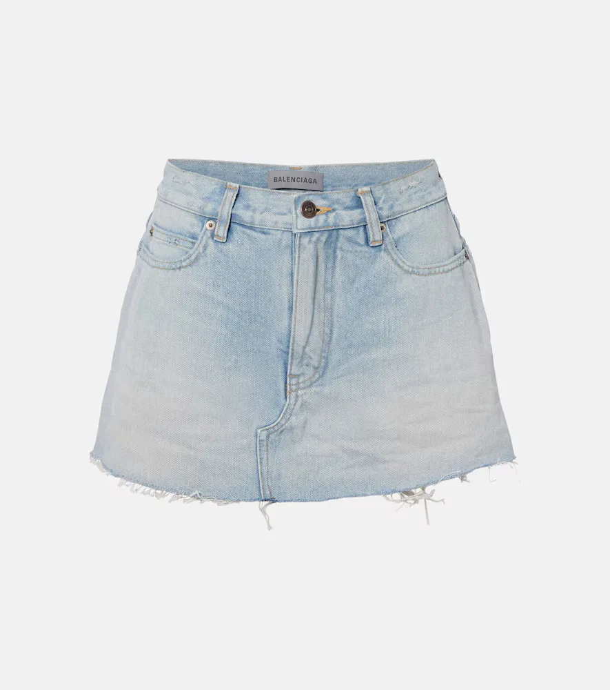 Denim Skort by Balenciaga