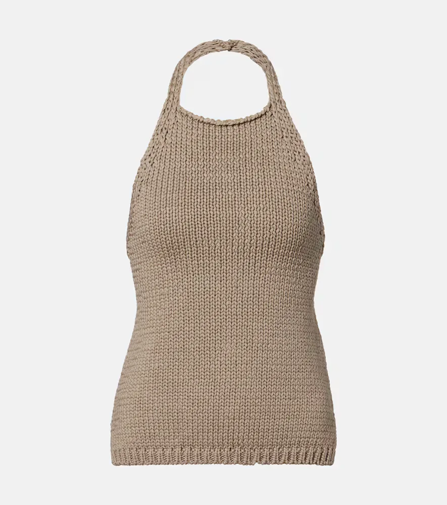 Knitted Halterneck Cotton Top by Rohe