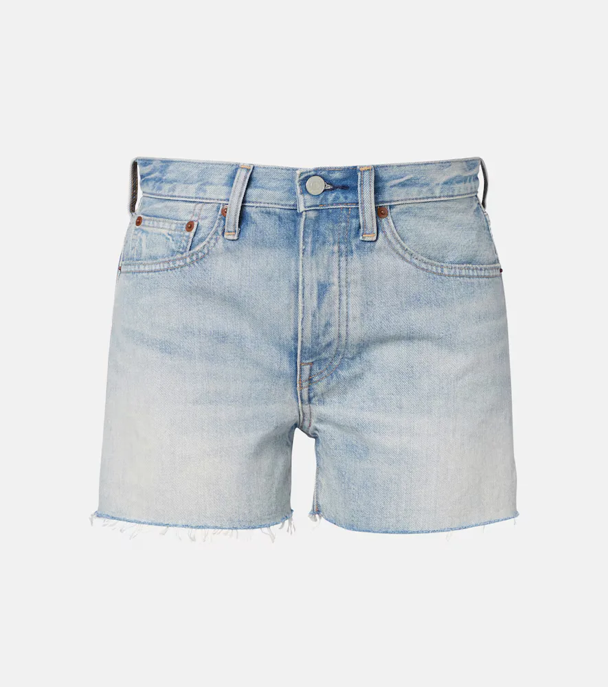 Faded Denim Shorts by Polo Ralph Lauren