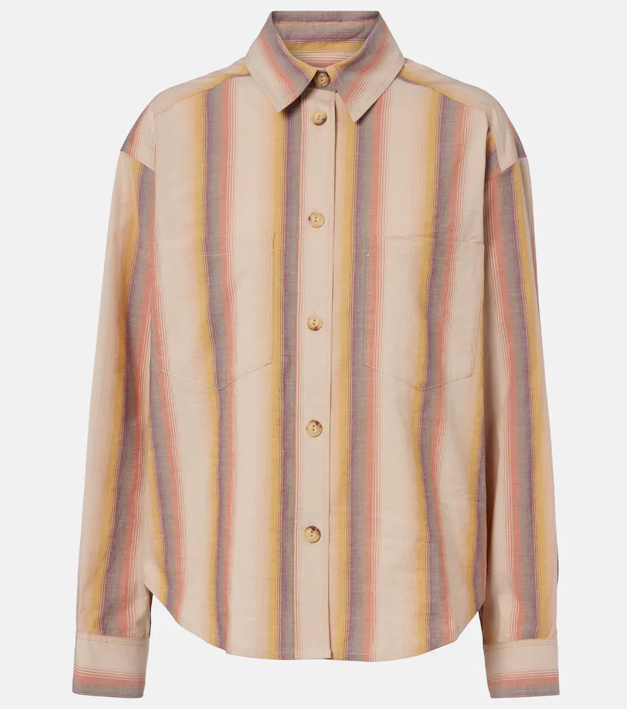 Mahvane Striped Cotton Shirt by Isabel Marant