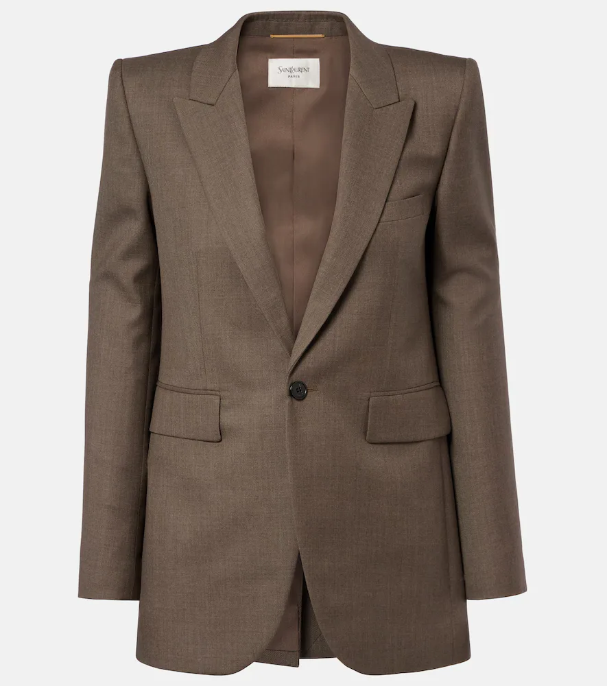 Wool Blazer by Saint Laurent