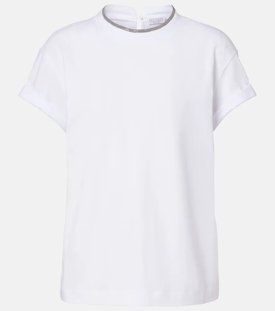 Cotton-Blend T-Shirt by Brunello Cucinelli