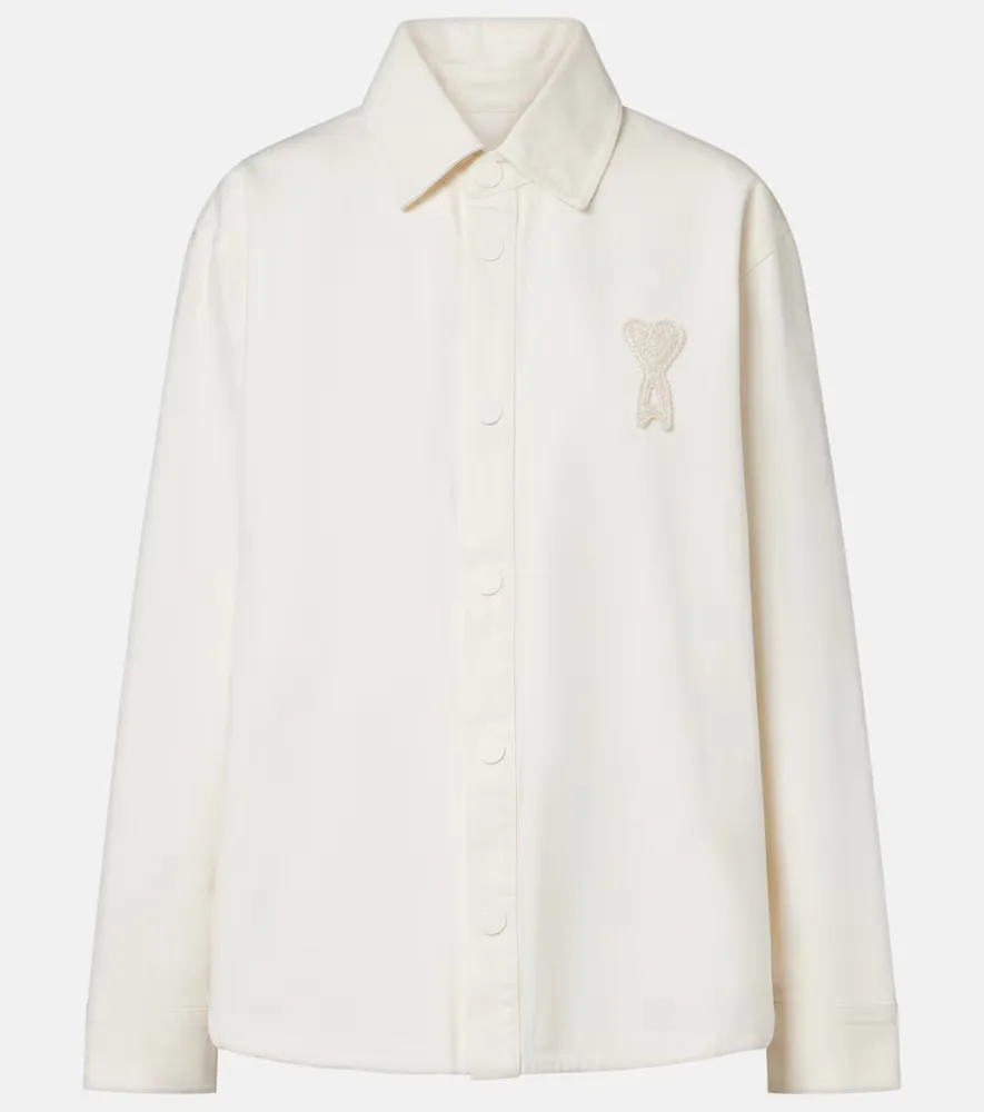 Ami De Cœur Cotton Twill Overshirt by Ami Paris
