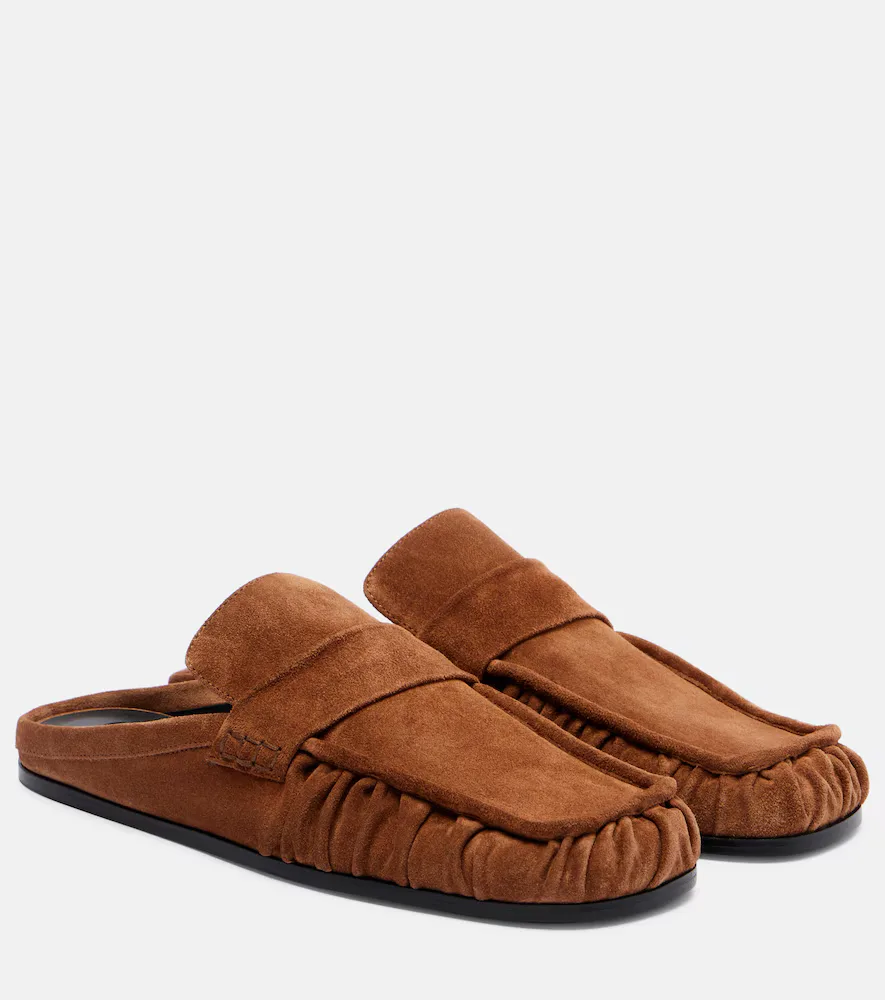 Sabot Suede Mules by Jil Sander